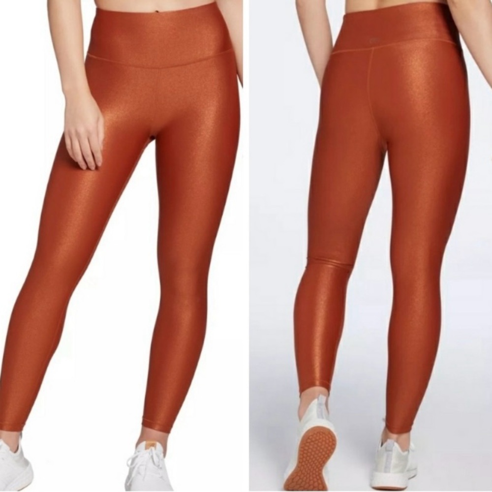NWT Calia Carrie Underwood 7/8 Legging Precious Metals Energize Copper Foil XXL